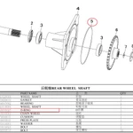 фото Кольцо уплотнительное фланца привода колеса SUNWARD SWL3210