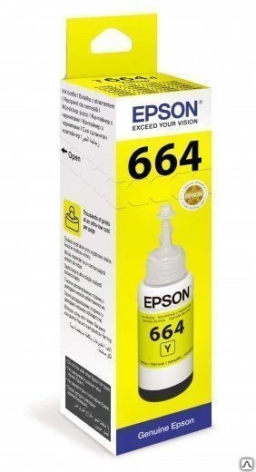 Фото Чернила Epson T6644 Y (желтые) 70 мл