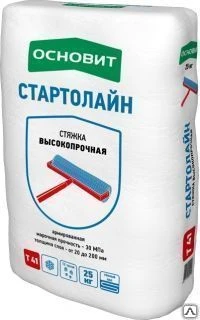 Фото Пол наливной-стяжка FC 41 H ОСНОВИТ СТАРТОЛАЙН высокопроч. (20-200мм) 25 кг