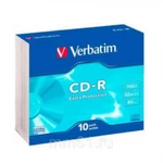 фото Диск Verbatim  CD-R 700Mb 52х DL Slim /200/