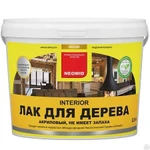 фото Неомид interior (2,5л) - акриловый лак для древесины Neomid