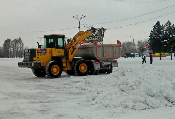 Фото вывоз Снега