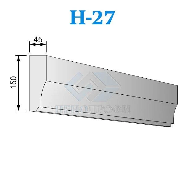 Фото Фасадные наличники из пенопласта (пенополистирола) Н-27 ПСБ-С-35