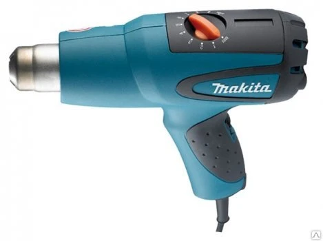 Фото Термовоздуходувка MAKITA HG551VK (1800Вт,250-500градус,1.5МПа,кейс+насадки)