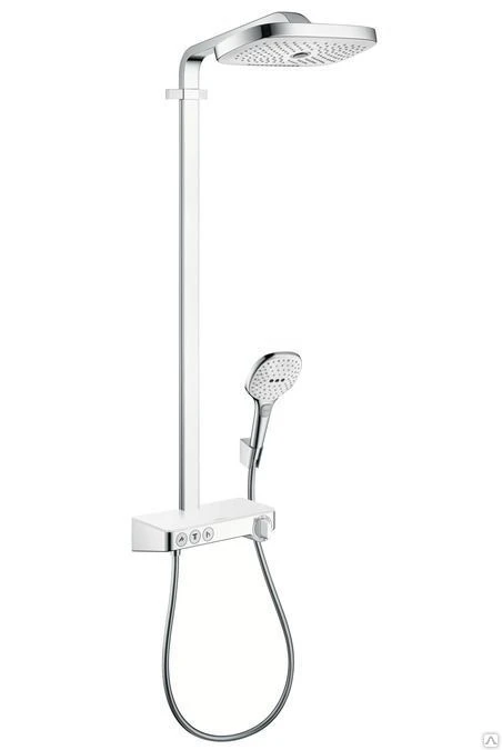 Фото Душевая система Hansgrohe Raindance Select E 300 3jet Showerpipe 27127400 H