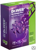 Фото Антивирус Dr.Web для Windows, 2ПК 1год