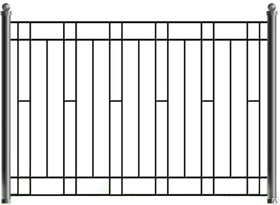 Фото Забор металлический сварной