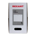 Фото №3 Кабель FTP 4х2х24AWG кат.5е медь бухта (м) Rexant 01-0143