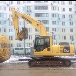 фото Аренда гусеничного экскаватора Komatsu PC200, Москва