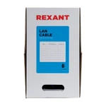 Фото №4 Кабель UTP 4х2х23AWG кат.6 медь бухта (м) Rexant 01-0047