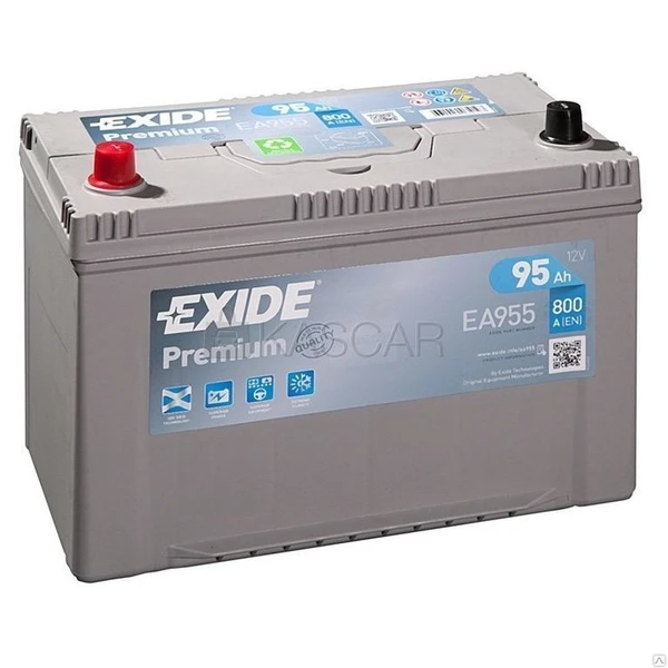 Фото Аккумулятор EXIDE 95Ah EA955 Asia п.п