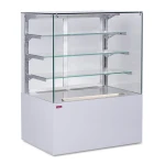 фото Витрина кондитерская охлаждаемая UNIS Cube II Transparent 1000 Pearl White