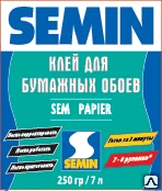 Фото Клей для бумажных обоев SEM PAPIER