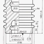 фото Опорный изолятор ОФР-10-7,5 неармир.
в