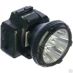 фото Налобный аккумуляторный фонарь ultraflash led5365220в, черный, 5 led, 2 реж