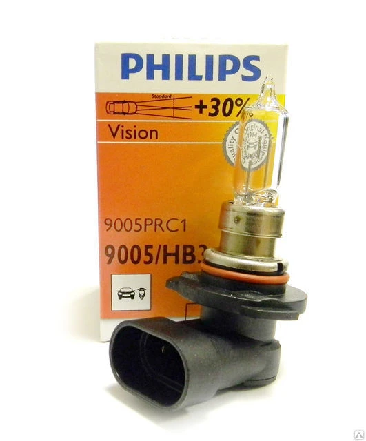 Фото Фары Philips Vision HB3 (9005) +30%