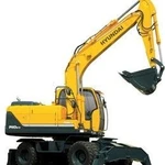 фото Экскаватор колесный HYUNDAI R140W-9S б/у, 2013г.в., 5125мч. vin.0242