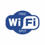 фото Наклейка Wi-Fi free spot