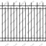 фото Секция заборная ННЗ-004 1,5м