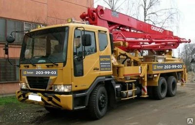 Фото Услуги аренды бетононасоса автомобильного DAEWOO DCP 32II 32м, час