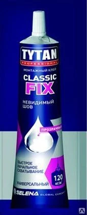 Фото Клей монтаж Classic Fix прозрачный 100 мл