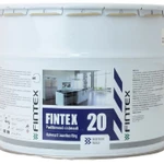 фото Краска Fintex 20, для стен и потолков, моющаяся, полуматовая, База А, 9л