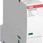 фото Контактор ESB20-20N-06 модульный (20А АС-1 2НО) катушка 230В AC/DC ABB 1SBE121111R0620