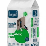 фото Клей усиленный для керамической плитки Bergauf Keramik Pro (C1T) серый 5 кг