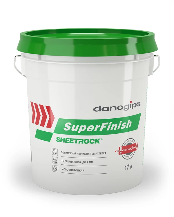 Фото Шпаклевка Шитрок финишная Danogips Sheetrock SuperFinish 28кг