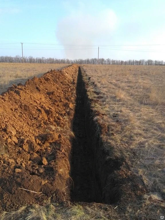 Фото Устройство траншей