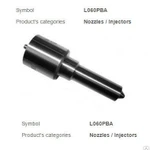 фото INJECTOR NOZZLE L060PBA OEM, Распылитель L060PBA, Delphi L063PBA