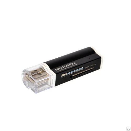 Фото Картридер USB SY-662 (SD/MMC/MS Duo/M2/MicroSD)