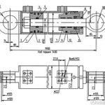фото Гидроцилиндр 125х90х1400 рукояти ЕК-18