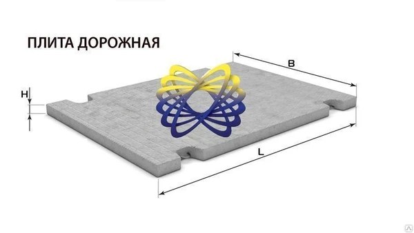 Фото Плита дорожная 
			1П15H