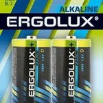 фото Элемент питания алкалиновый LR20 BL-2 LR20 BL-2 1.5В Alkaline (блист.2шт) Ergolux 11752