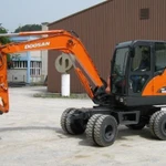 фото Запчасти на колёсный экскаватор Doosan DX 55W