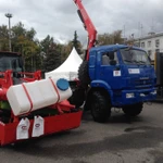 фото Кран манипулятор Fassi F155 на шасси Камаз 53504