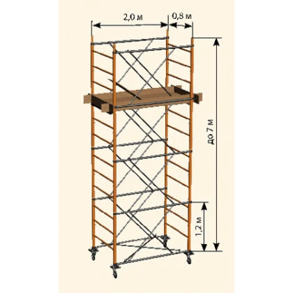Фото Вышка тура РАДИАН H=2,6 (облегченный вариант)