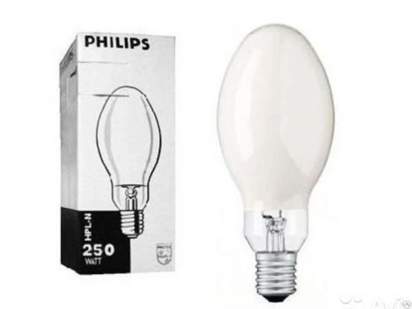 Фото Лампа ртутная ДРЛ 125вт E27 HPL-N PHILIPS