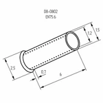 Фото №4 Наконечник штыревой втулочный (НШВ L-6мм) 0.75кв.мм (EN75.6) REXANT 08-0802