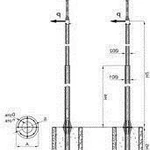 фото Опора силовая ОСТ-400-10,0/12,5-02 Оцинкованная