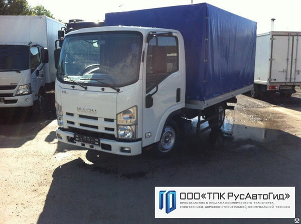 Фото ISUZU NLR 85A (ELF 3.5S) с бортовой платформой