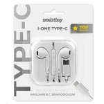 фото Гарнитура мобильная Smartbuy i-ONE, Type-C, белая (SBH-103С)