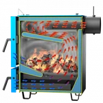 Фото №3 Котел на твердом топливе Кобальт 35 кВт, до 8 часов горения с режимом розжига