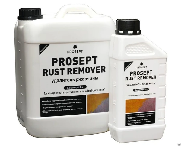 Фото PROSEPT RUST REMOVER - удалитель ржавчины 1л