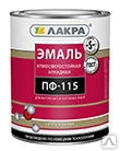 Фото Эмаль ЛАКРА ПФ-115 быстросохнущая на основе алкидного лака 20кг.=200-300м2