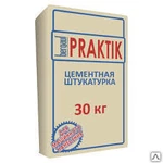 фото Штукатурка гипсовая легкая PRAKTIK 30кг поддон 49шт Bergauf