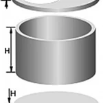фото Кольцо железобетонное диаметр 1,5м., высота 0,9 м.