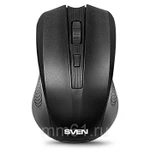 фото Мышь беспроводная Sven RX-300, USB, чёрная (SV-03200300W)