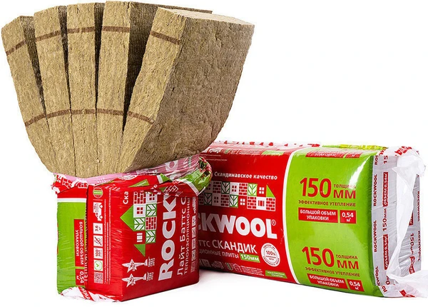 Фото Теплоизоляция для дома Rockwool Лайт Баттс Скандик